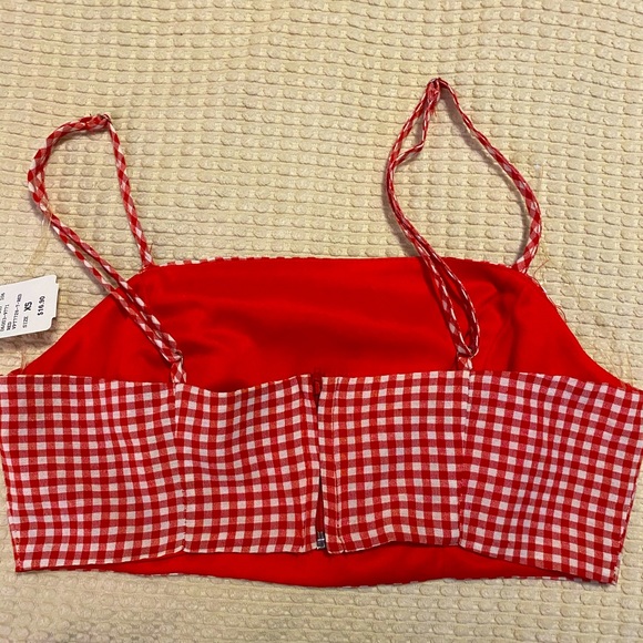 red plaid top - Picture 2 of 2